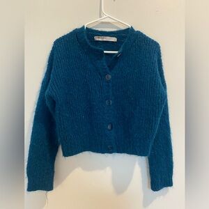 Bimba Y Lola Blue Cardigan Size M